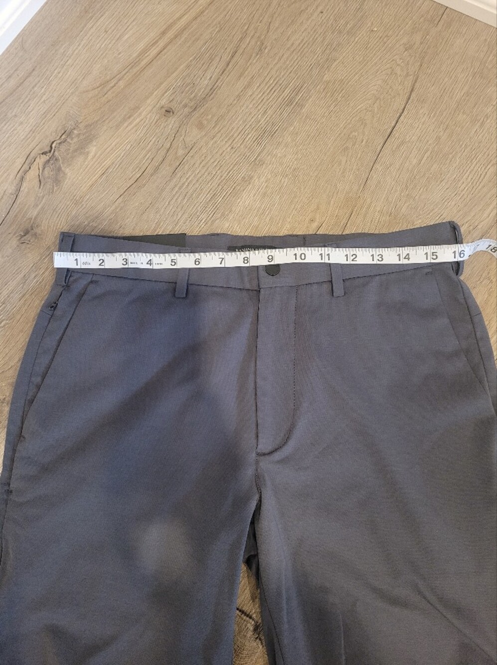NWT Banana Republic Luxe City Pants Slim Fit Gray 31x30 - Picture 9 of 10